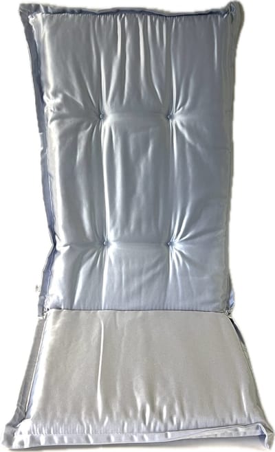Madison Tuinstoelkussen hoge rug 50x123 cm Panama zilver glow