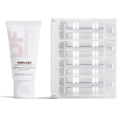 DERMAFLASH The Essentials and Sonic Dermaplaning Refill Kit (Various Options) - 4 Week Supply