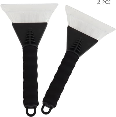 HIXA IJskrabber - Set van 2 - met warm handvat - Auto - Ruitenkrabber - Krabber - Autokrabber - Ijs - Sneeuw - Winter