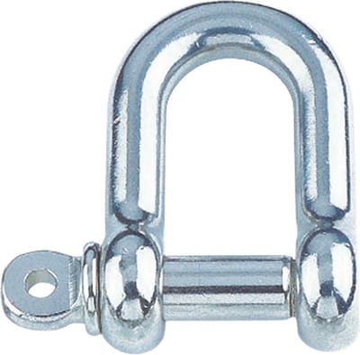 RVS D-sluiting - 12 mm