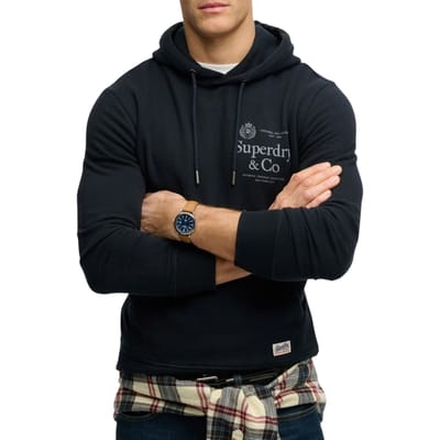 Superdry 1954 Company Relaxed Hoodie Heren - Maat M