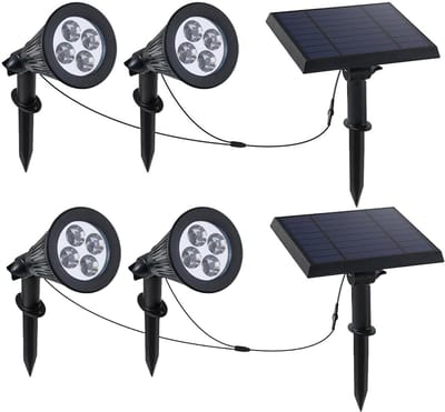 Set van 2 gekoppelde zonne-spotlights 400LM FAMILY SPIKY