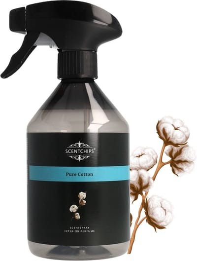 Scentchips Pure Cotton Interieurspray - Roomspray – Huisparfum – Huisspray – Geurspray – 500ML