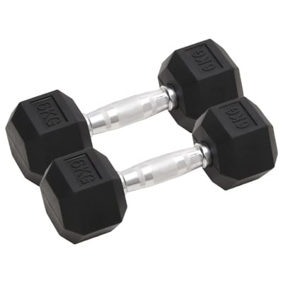 vidaXL - Halters - 2 - st - 6 - kg - totaal - gietijzer