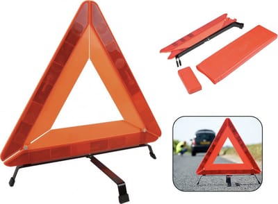 PD® - Gevarendriehoek E-keur - Inclusief opbergkoffer - opvouwbaar - Reflecterende driehoek