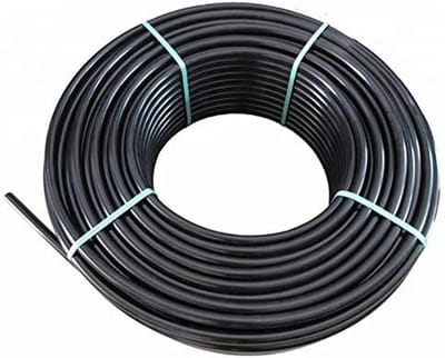 Druppelslang - Irrigatiebuis - Tuin Bewateren - Zonder druppelaars - 18 mm x 25 meter - Zwart