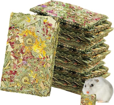 15 Stuks Natuurlijk Knaagmateriaal voor Konijnen en Chinchilla's - Molaarsnacks en Snoepjes voor Gezonde Tanden en Vermaak