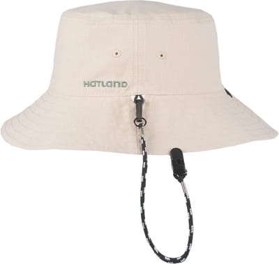 Hatland Elin Reversible Buckethat - Heren Mutsen - Beige