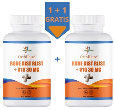 OrthiPure - Rode Gistrijst Q10 30mg - 30 capsules