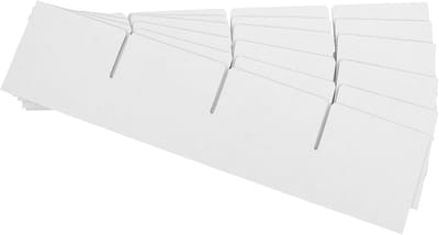 Verhuisdozen Inzetstukken - Verhuisdozen Organizers - Spullen Verhuizen - Grid Bescherming - 33.5 x 8 cm - Wit