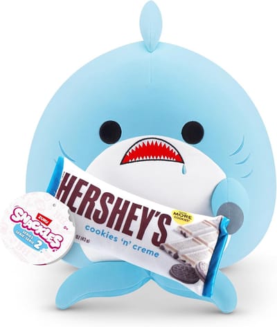 Pluche Haai - Knuffel Speelgoed - Verzamelen Spelen - Ultrazacht Pluche - 20 cm - Hershey Cookie