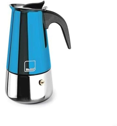 Espressomachine voor 2 kopjes, 100 ml - Roestvrij Staal, Geschikt voor Inductie