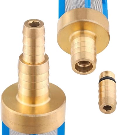 Zuigslang waterpomp strainer met 3/4" 1/2" slang fit drukreiniger (1 stuk)