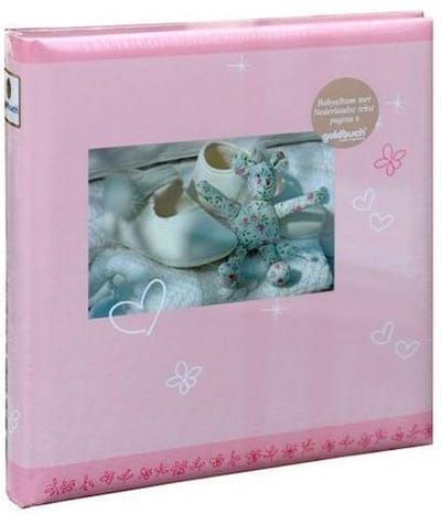 GOLDBUCH GOL-15022 Babyalbum FEELINGS roze als Fotoboek