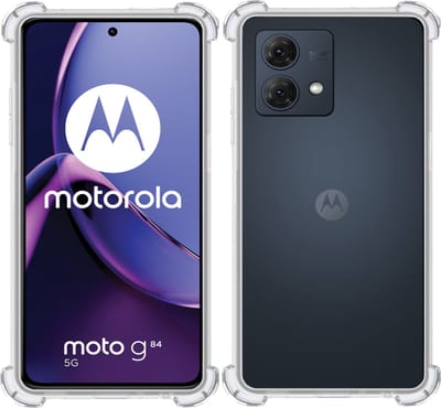 Hoesje geschikt voor Motorola Moto G84 – Extreme Shock Case – Cover Transparant