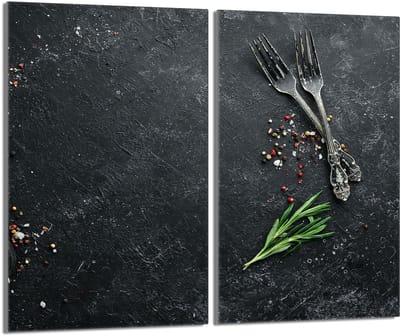 TMK ArtDeko - Snijplank - Glas - 2x30x52 cm - Bescherming