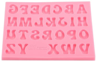 Dailygoods- Siliconen Bakvorm Flexibel - Alfabetvorm - Bakvormen - Cakevorm - Chocoladevorm - Geschikt voor Handgemaakte Chocolade