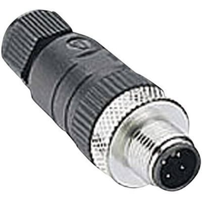 Lumberg Automation 108650 Sensor/actuator connector, niet geassembleerd M12 Aantal polen (sensoren): 5 Stekker, recht 1 stuk(s)