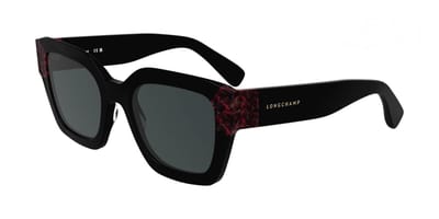 Longchamp LO771S N Black/textured red 50/20/140 WOMAN Zonnebrillen