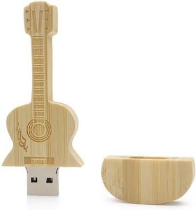 128GB 3.0 Hout gitaar usb stick