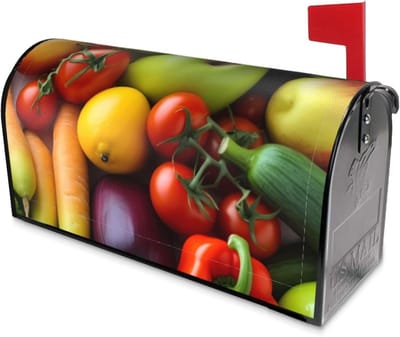 Brievenbushoezen - Posthoezen - Huis Decoratie - Magnetische Bevestiging - 45 x 53 cm - Zwart