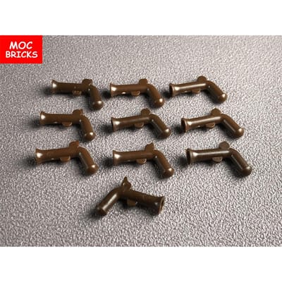 Briques MOC Suona Horn Pistolet Militaire Fusil de Pirate Jambières de Soldat Casque Figurine d'Action Blocs de Construction Assemblés Jouets pour Garçons