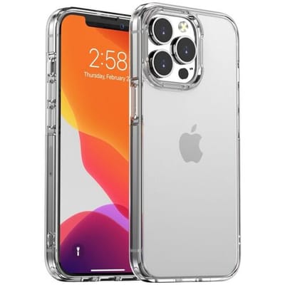 ShieldCase telefoonhoesje geschikt voor Apple iPhone 13 Pro Max siliconen hoesje - optimale bescherming - mat - transparant