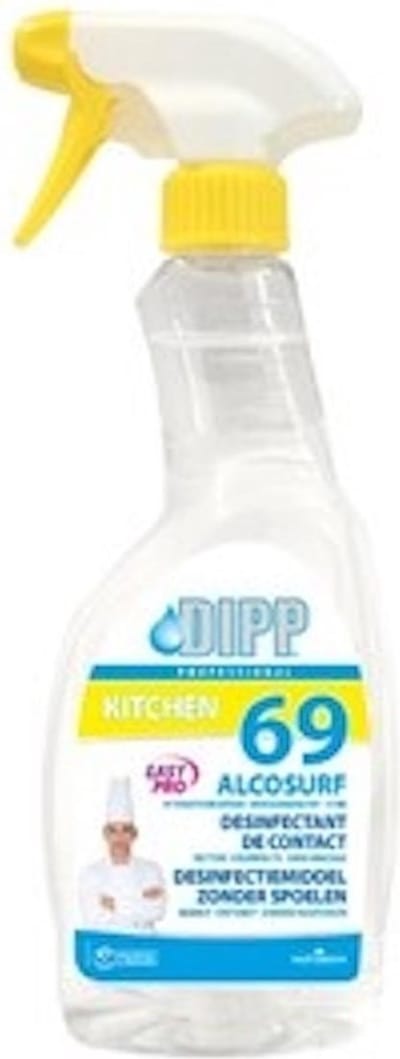 DIPP N°69 - KEUKEN REINIGER EN DESINFECTIEMIDDEL ALCOSURF EASY PRO 500ml SPRAY
