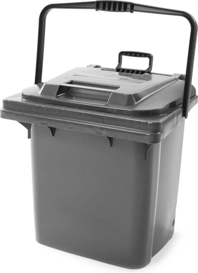Roll box minicontainer 45 liter grijs