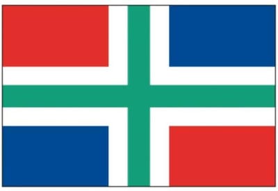 Stijlvolle Provincievlag Groningen Bootvlag 20x30 - Talamex