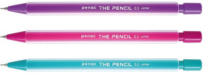 Penac The Pencil - Vulpotlood - Mechanical Pencil - 0.5 mm - 3 pack