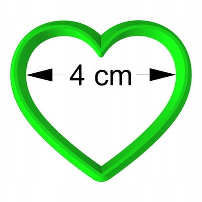 Valentijnsdag Koekjesvorm Hart 4cm - Unieke Bakvorm voor Koekjes