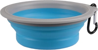 Flamingo Bubo - Eet- En Drinkpot Honden - Reis Eetpot Bubo Blauw/grijs 375ml - 1st - 129108 - 1st