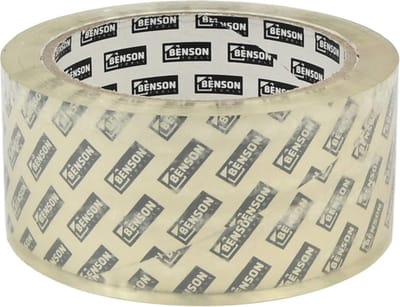 Benson Kristalheldere verpakkingstape - geruisloos - 66m x 48mm