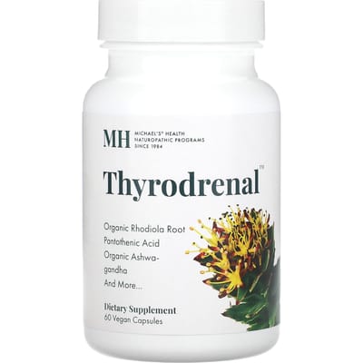 Michael's Naturopathic, Thyrodrenal, 60 Plantaardige Capsules