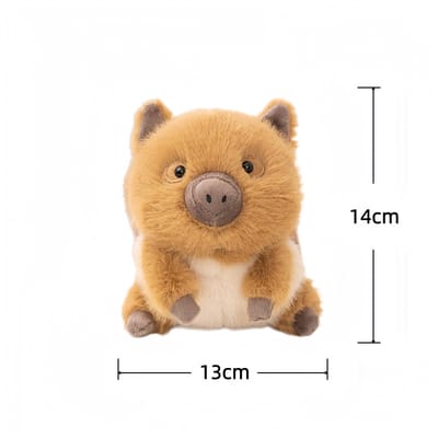 Wild Zwijn Pluche Speelgoed 14cm Gesimuleerd Varken Knuffel Varkentje Huisdecoratie Speelgoed Schattige Kinderpoppen Creatieve Verjaardagscadeaus
