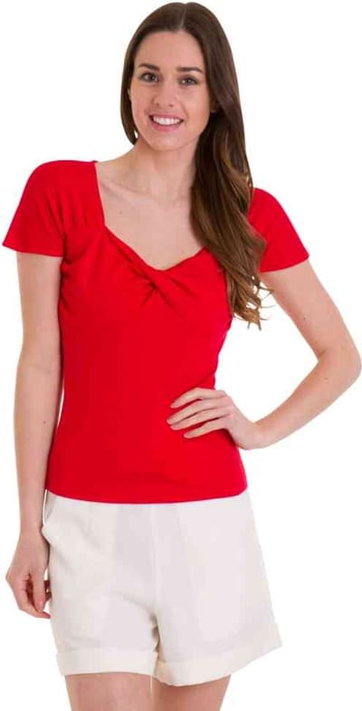Dancing Days - SHE WHO DARES Top - 2XL - Rood