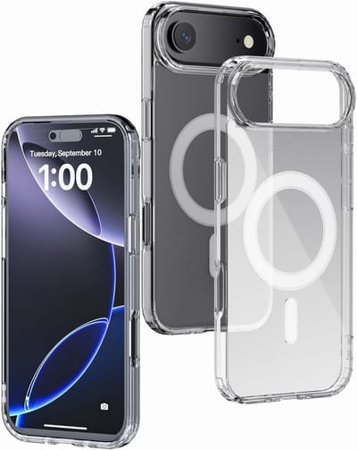 Hoesje Geschikt voor iPhone Air Hoesje Silicone case Geschikt voor MagSafe hoesje - Transparant