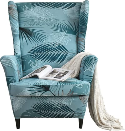 Wingback Stoelhoes Set voor Fauteuils - 2 Delige Hoes voor Woonkamer en Slaapkamer