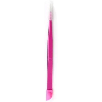 Pince à ongles double face Tête de pression en silicone Pince à ongles Piqueur d'autocollants Outils pour ongles Manucure Outils d'art pour ongles Accessoires rose