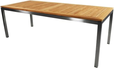 Les - Tuintafel Marmaris RVS 220x90 cm