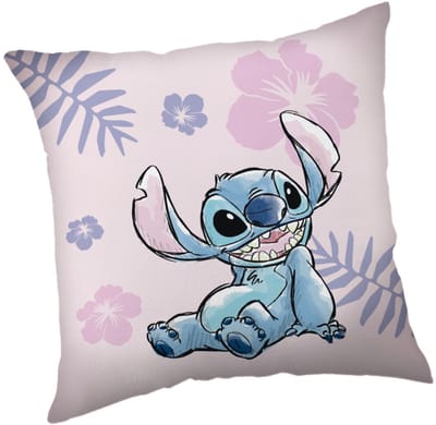 Disney Lilo and Stitch Pink Velour kussenhoes 40x40 cm