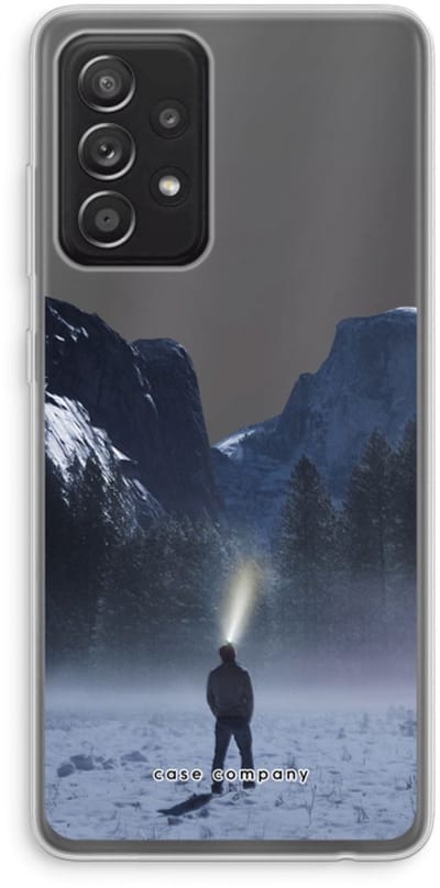 Hoesje geschikt voor Samsung Galaxy A52s 5G hoesje - Wanderlust - Soft Cover Telefoonhoesje - Bescherming aan alle Kanten en Schermrand