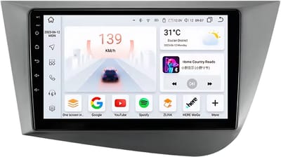 Autoradio met bluetooth - Carplay - Voor Seat Leon 2 Mk2 (2005-2012) - Geschikt voor Apple en Android - Stereo - Navigatie - Navigatiesysteem auto - 4GB 32GB