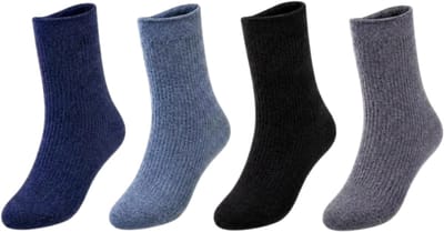 green-goose® Heren Sokken Bamboe | Maat 40-46 | 2 Paar | Zwart en Grijs | 85% Bamboe | Zacht, Admenend en Duurzaaam!