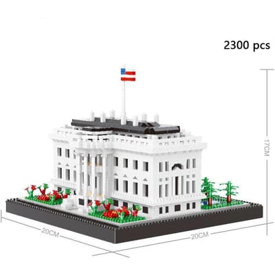 Hoge Kwaliteit Wist Hoge Kwaliteit Gebouwd Hoge Kwaliteit Capitol Stedelijk gebied Hoge Kwaliteit Constructie Hoge Kwaliteit Wit Hoge Kwaliteit Huis Miniatuur schaal in bag