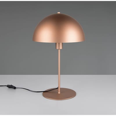 TRIO NOLA - Tafellamp - Mokka - excl. 1x E27 4,9 W - Snoerschakelaar