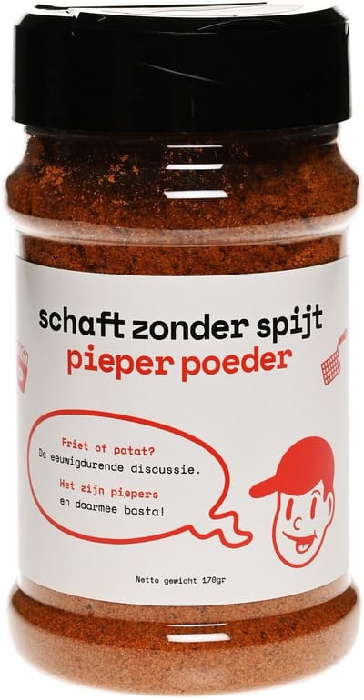 Van Beekum Specerijen - Pieper Poeder - Schaft zonder spijt - Strooibus 170 Gram