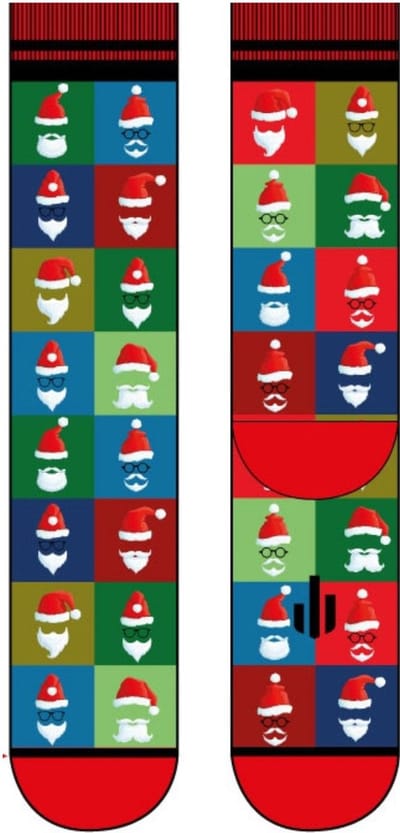 Sock My Santa - leuke kerstsokken - vrolijke sokken - 39-42- kerstcadeau- naadloos-