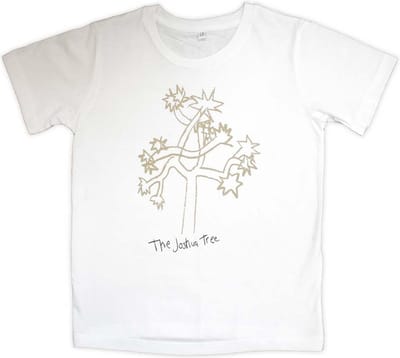 U2 - Joshua Tree 2017 Kinder Tshirt - Kids tm 8 jaar - Wit